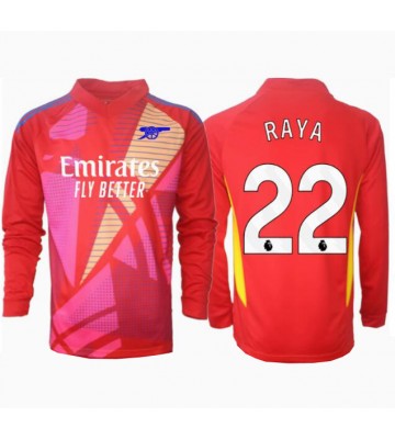 Arsenal David Raya #22 Målvakt Bortatröja 2024-25 Långärmad